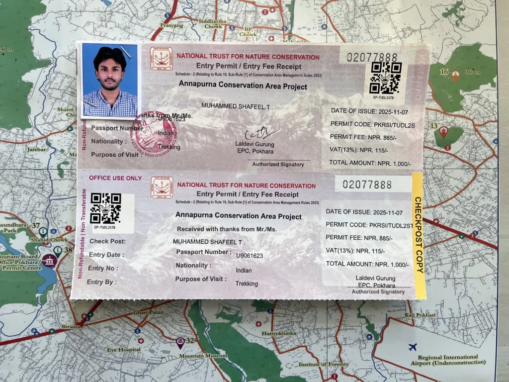 Annapurna Conservation Area Project (ACAP) Permit